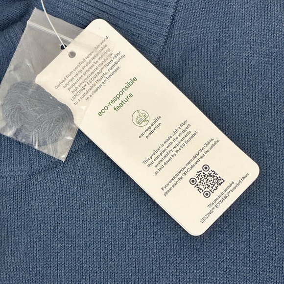 ZUDA Navy Blue Sweater Jumpsuit Belt, Pockets, Ribbed Wrists & Ankles 4X - Picture 9 of 10